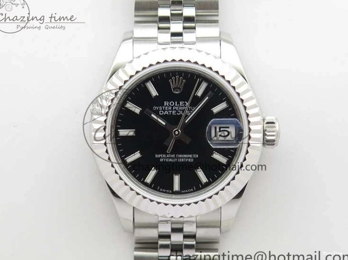 MiroTime 0301 HighPerformance Datejust 28mm 279174 SS BP Maker Best Edition Black Dial on SS Jubilee Bracelet ETA 2598